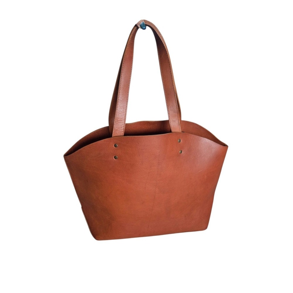 Moore & Giles Welden Tote Brown Leather Large Bag Shoulder Purse Boho Old Money